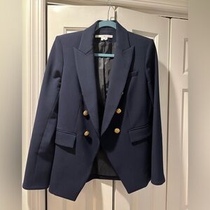 Veronica Beard Navy Blue double breast blazer, size 6